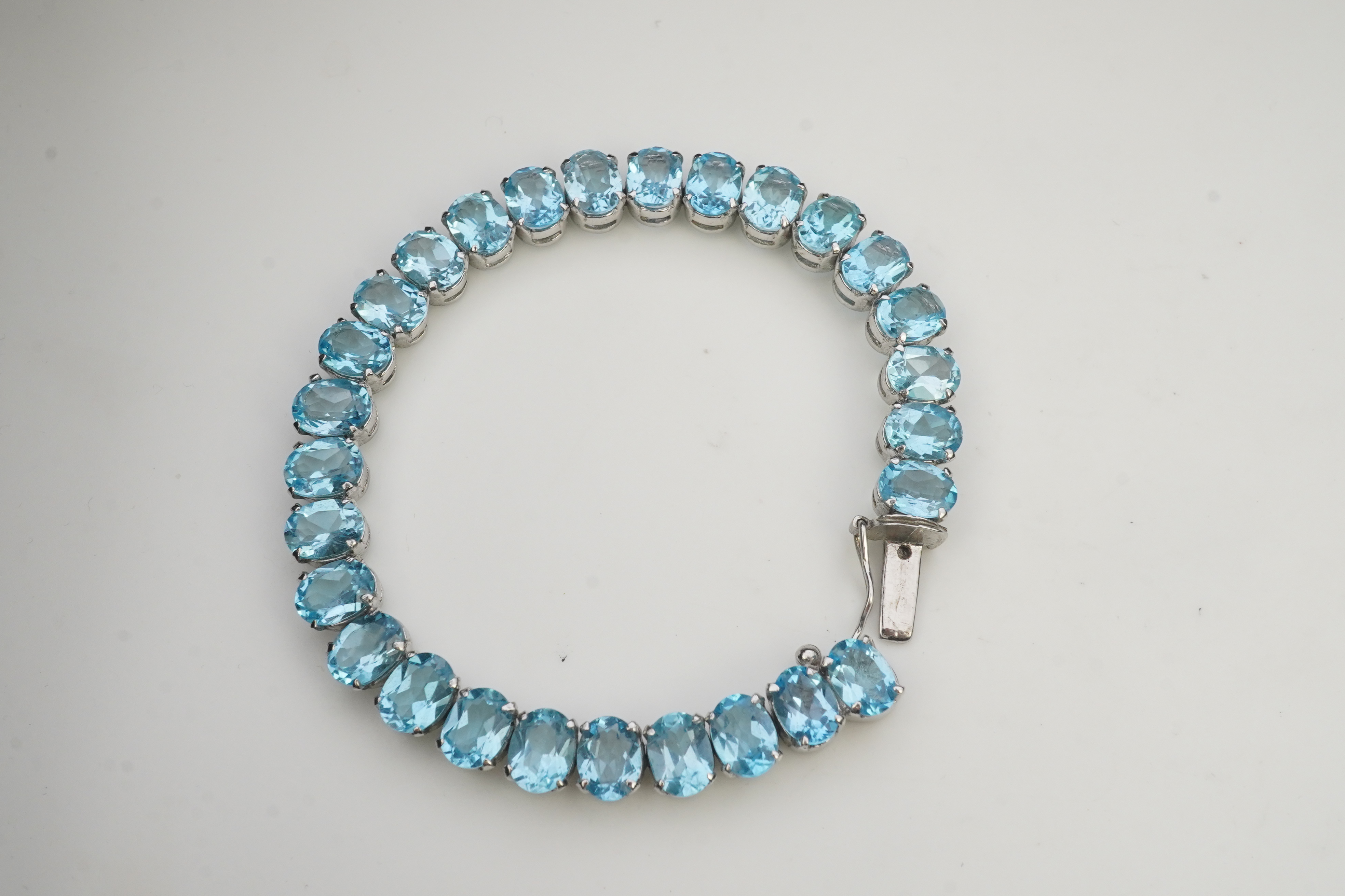 A blue topaz bracelet